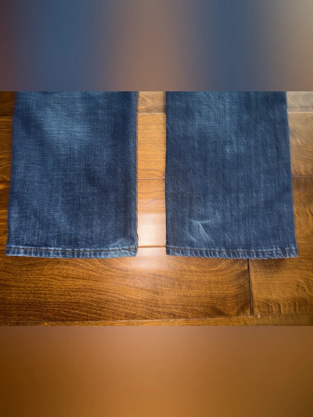 Wrangler Retro Relaxed Bootcut Men's Jeans 36x32 Dark Wash With Fading WRT20JH
